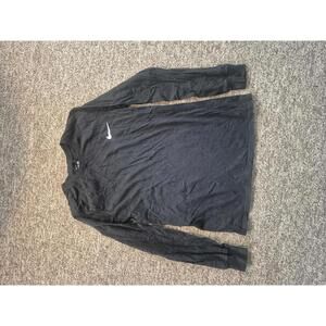 Nike The Nike Tee Black Long Sleeve Athletic Cut Shirt Small